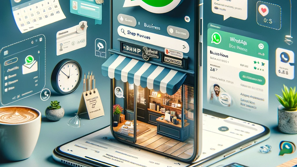 DALL·E-2023-12-28-14.39.24-An-image-visualizing-the-concept-of-WhatsApp-Business.-The-scene-features-a-smartphone-screen-with-the-WhatsApp-Business-app-open-displaying-a-profes